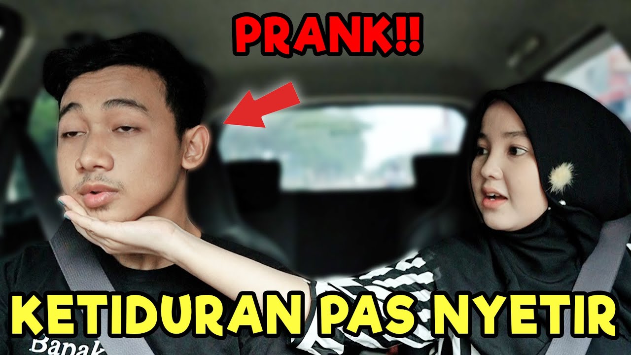 LUTHFI KETIDURAN PAS NYETIR MOBIL, SAMPE DITAMPAR DELLA!