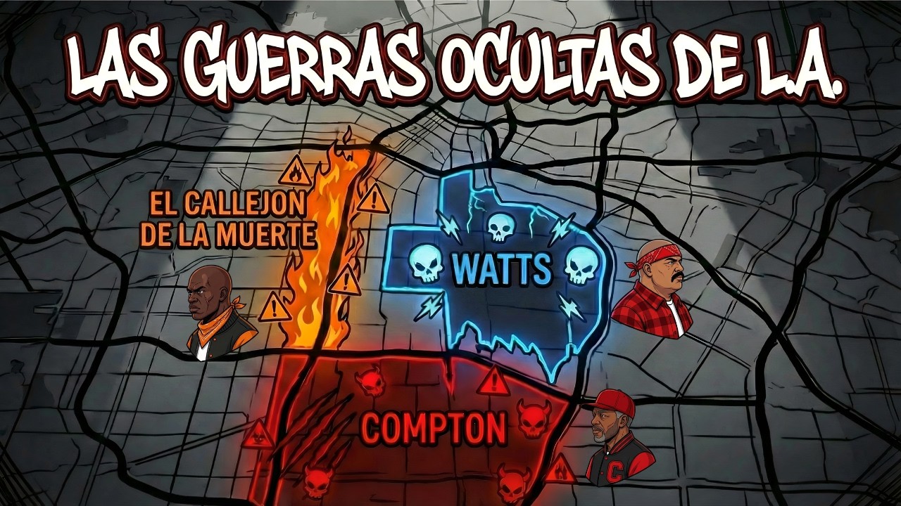 Los 3 Territorios Más PELIGROSOS de LOS ANGELES