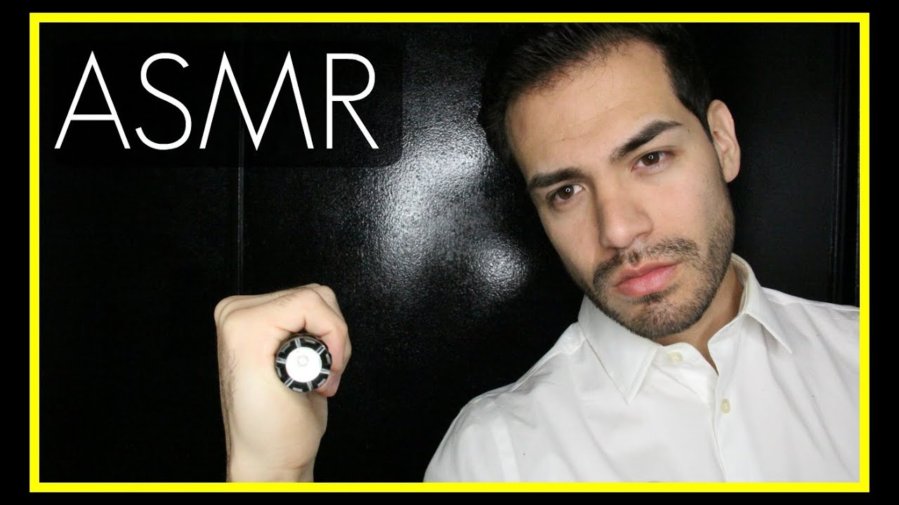 ASMR - Cranial Nerve Exam for Sleep (Close Up Male Whisper & Soft Spoken)