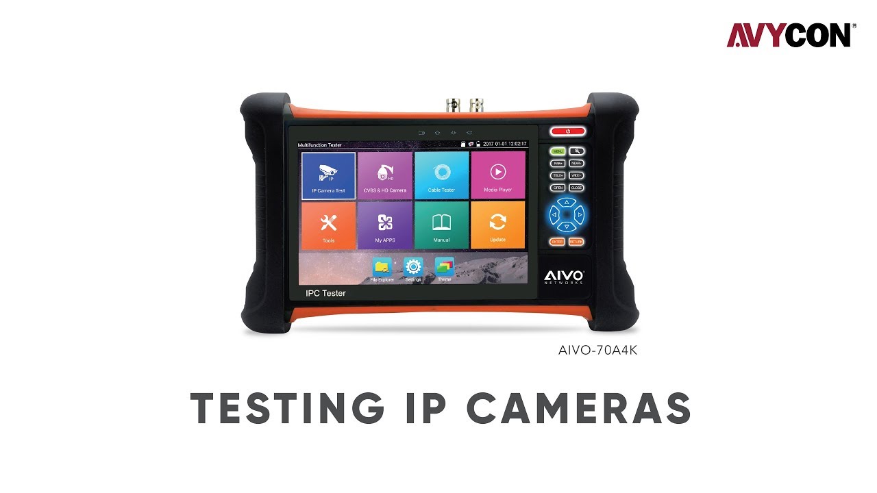 Testing IP Camera Using AIVO Network Tester