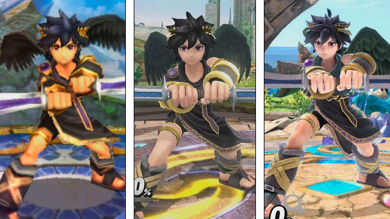 Super Smash Bros Ultimate | Dark Pit Evolution | 2014-2018