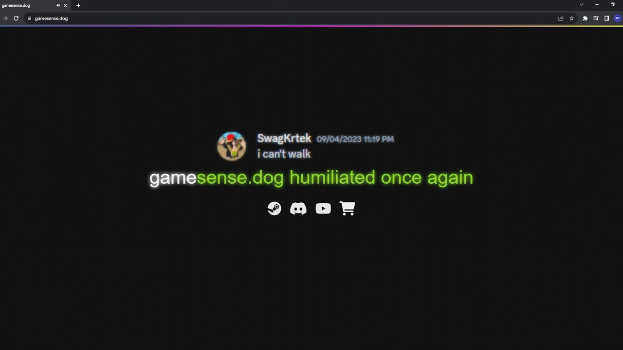 Gamesense.dog humiliated once again