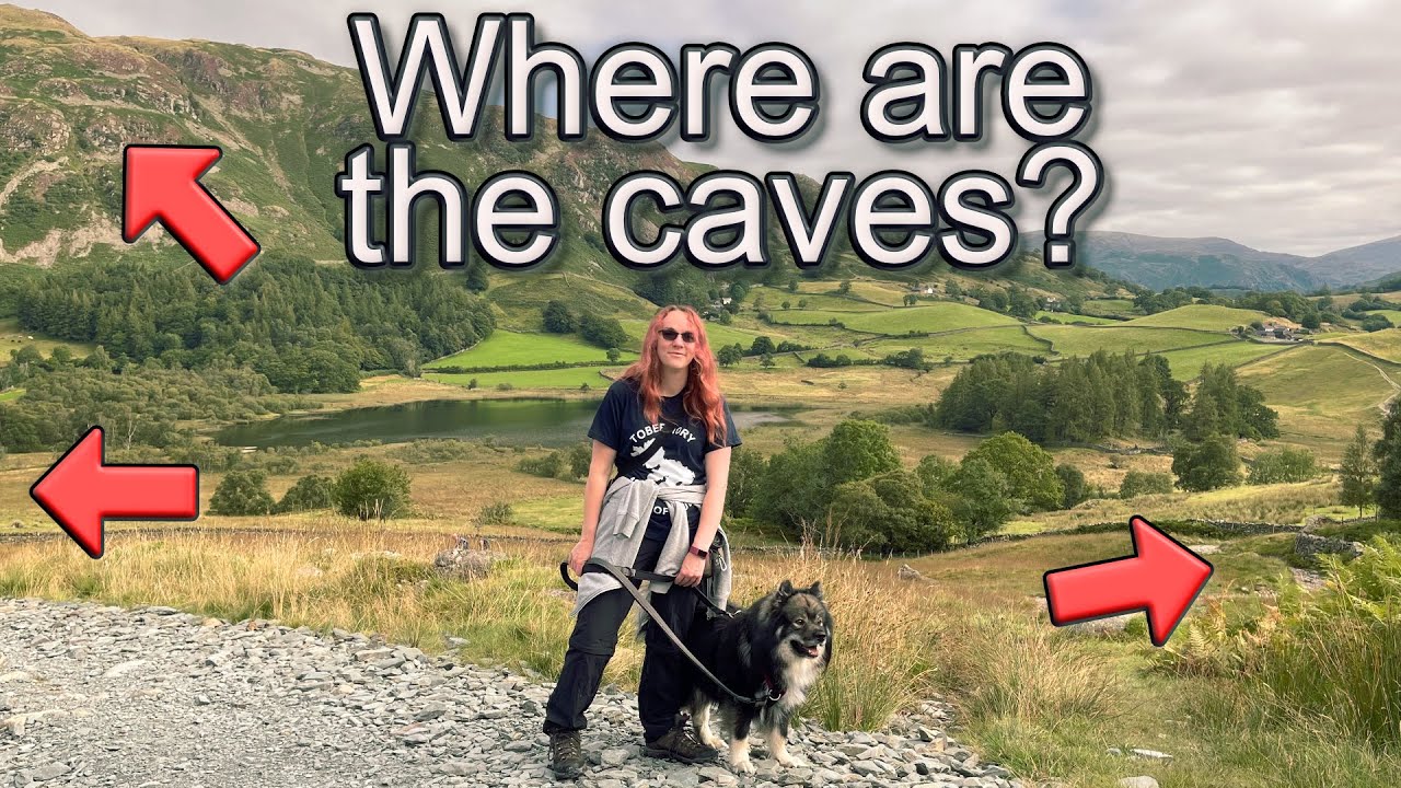Journey to and exploring the Cathedral Caves – Lake District Dog Walk