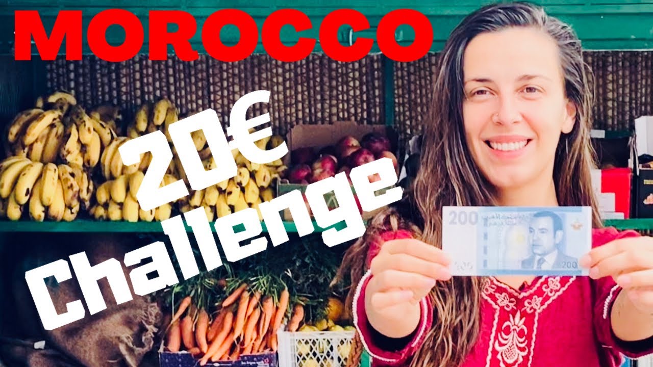 Aourir, Morocco Souk LIVE €20 (200 Dh) Grocery Shopping Challenge Cost of Living Morocco المغرب