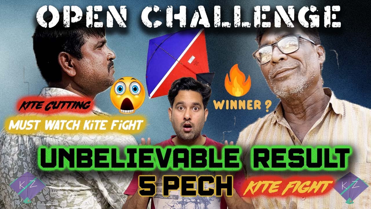 Hosh Uda Dene Wale Pech | Kite Challenge | Kashif🔥 Vs Chacha🔥| Village Kite Fighting |  Kite Cutting