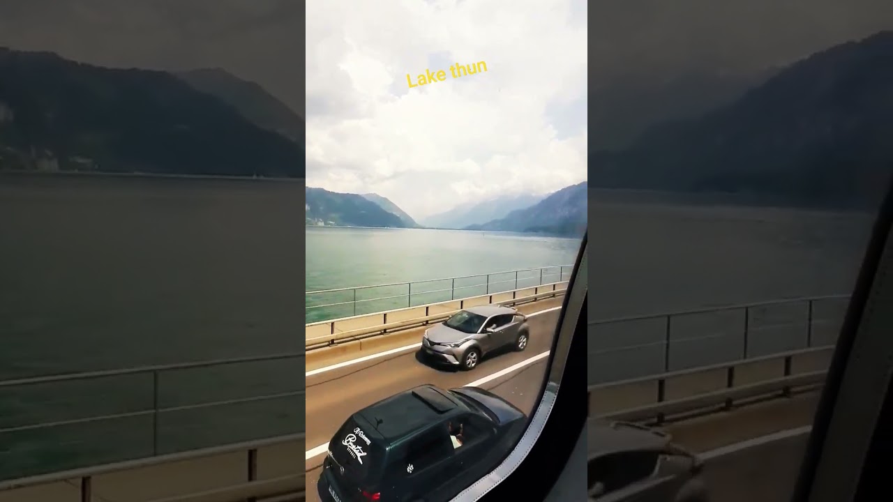 #trainride with this #views #switzerland #travel#lakethun#sightseeing #swissbeauty