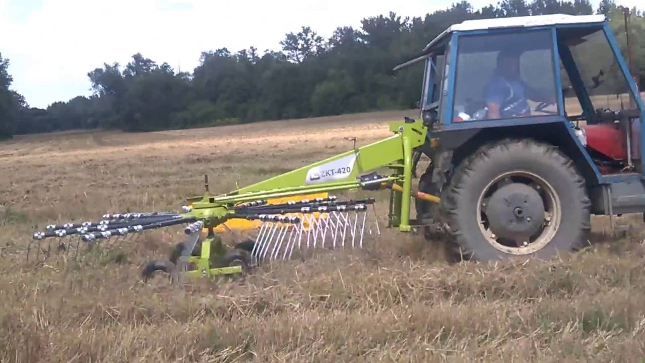Jednorotorový shrnovač ZKT-420INTER-TECH+Zetor 6911