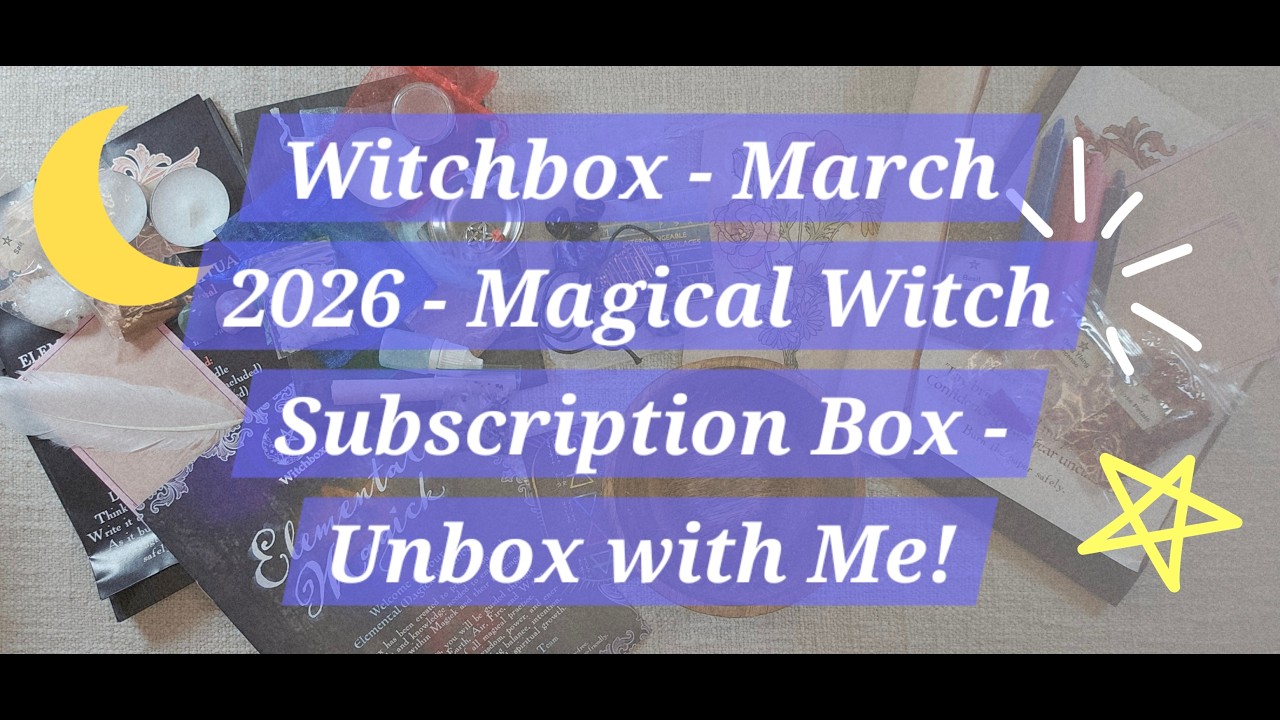 Witchbox | Март 2026 | Подписка на волшебную ведьминскую коробку | Распакуйте вместе!