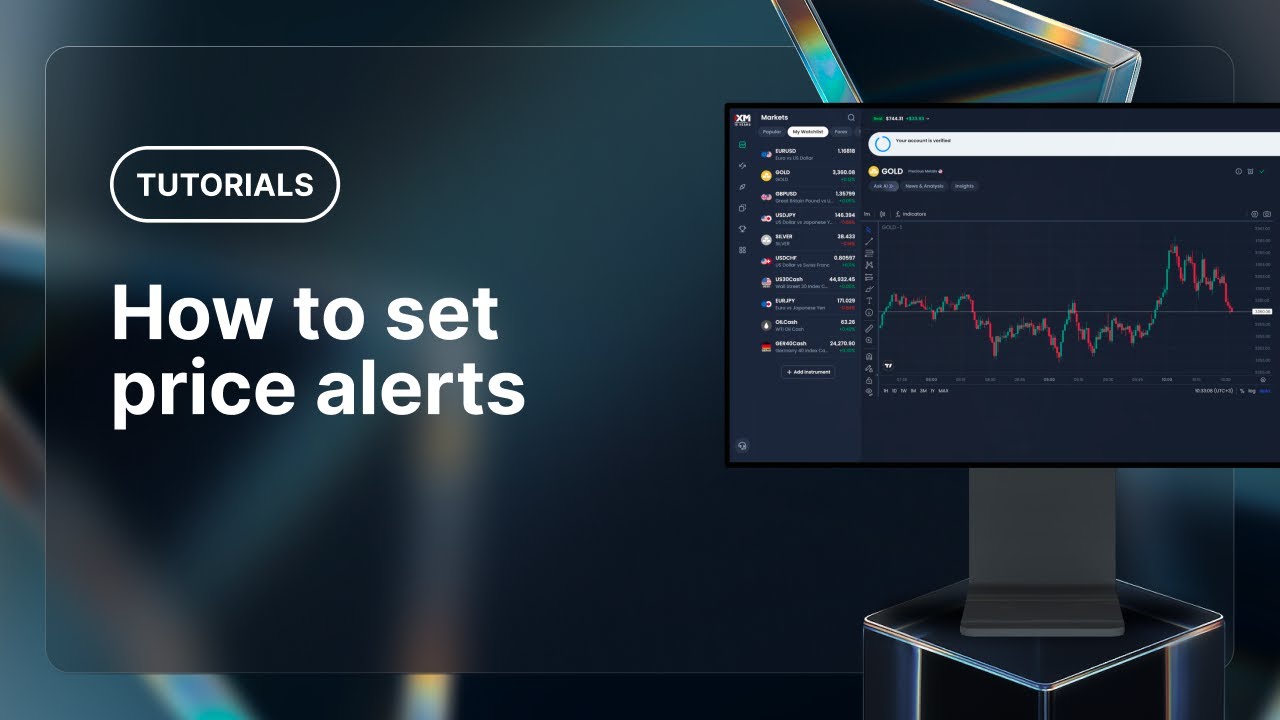 Desktop - How to set price alerts