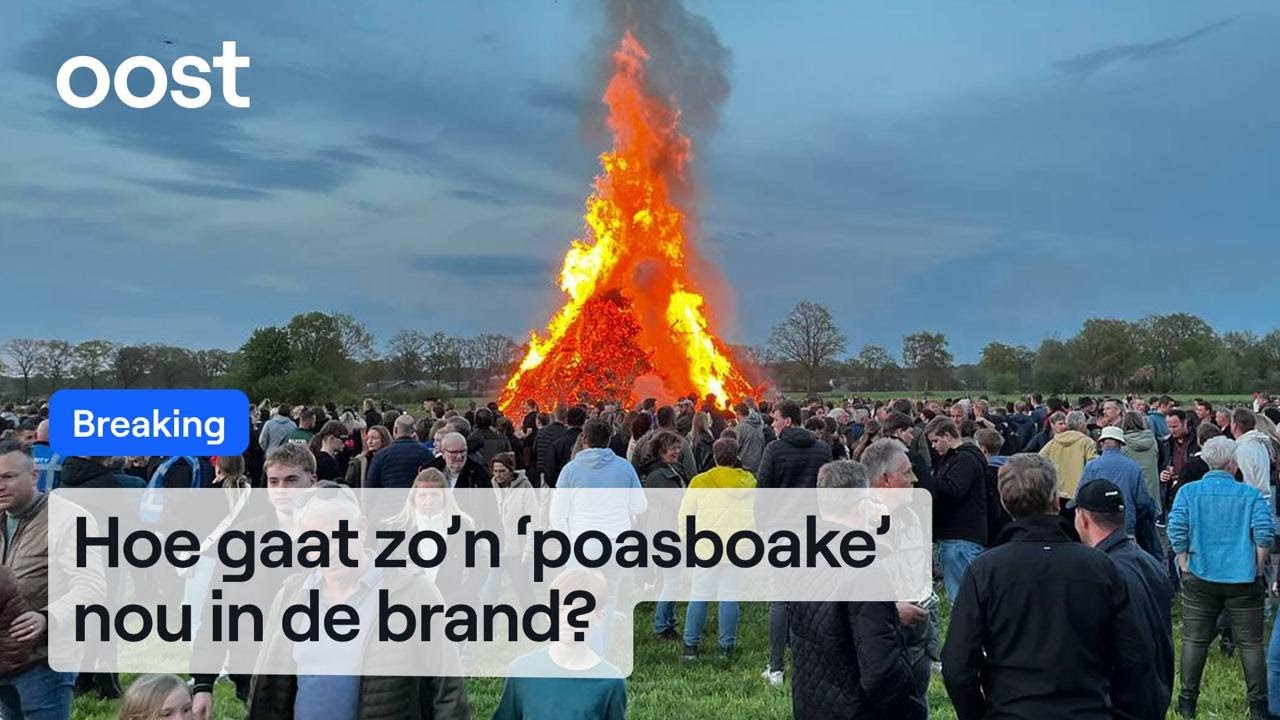Paasvuur Espelo: kijk hier de ontsteking | Oost