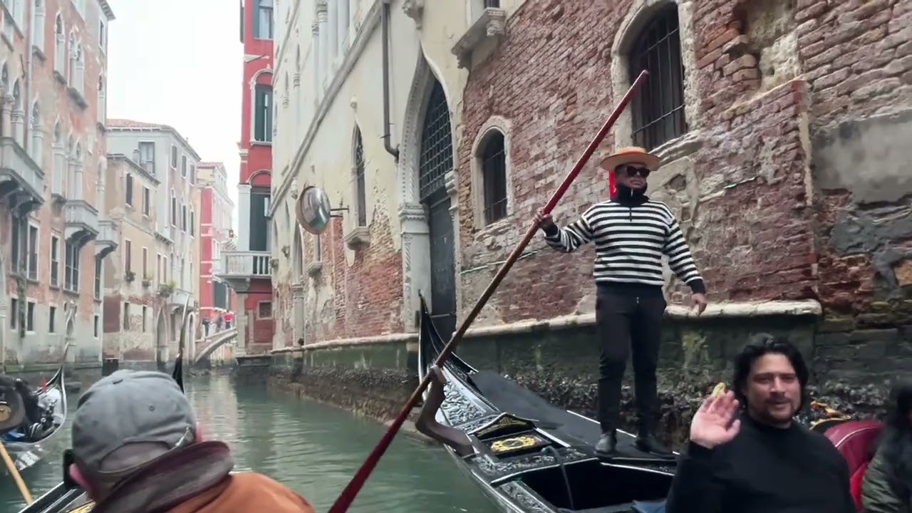 【イタリア】ヴェネチアでゴンドラに乗ってみた🇮🇹 2025/1 riding a gondola in Venice