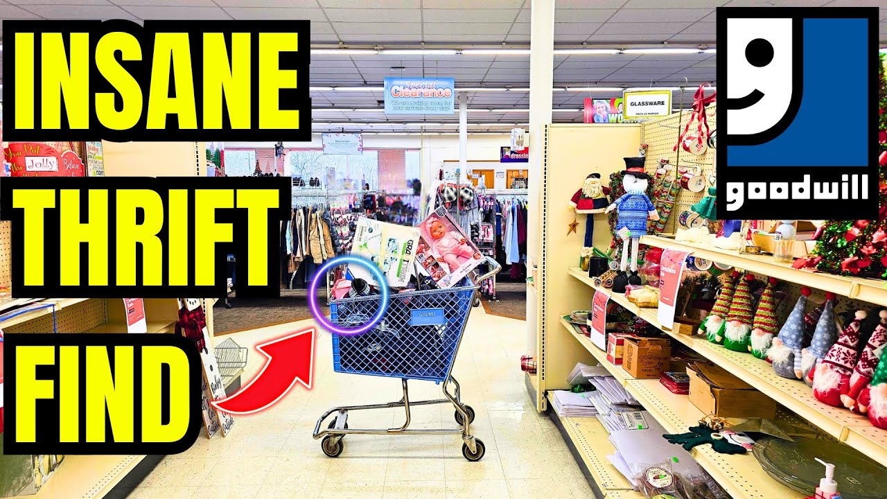 SOMEONE RICH MUST HAVE DONATED THIS INSANE THRIFT FIND!
