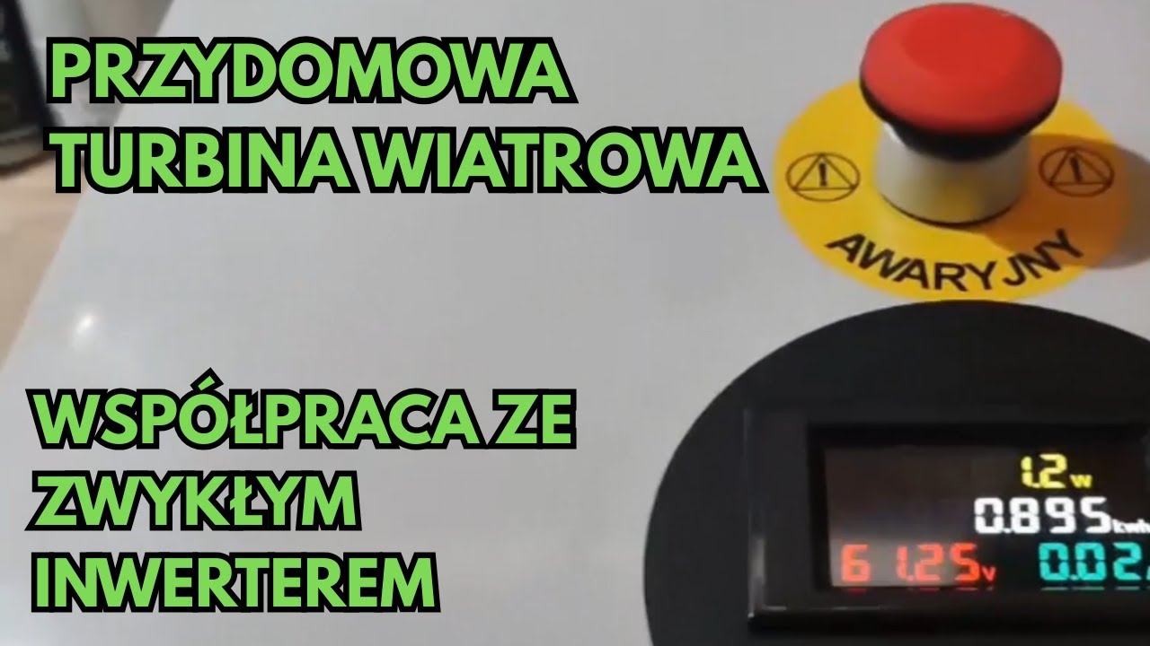 Współpraca turbiny wiatrowej 3 kW ze zwykłym falownikiem