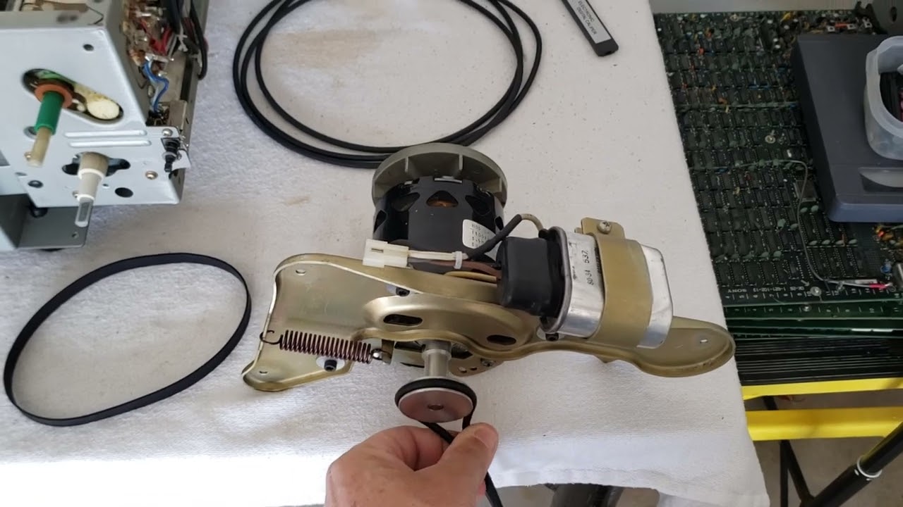 Rubber Drive Belt not Available so we must cut weld one.