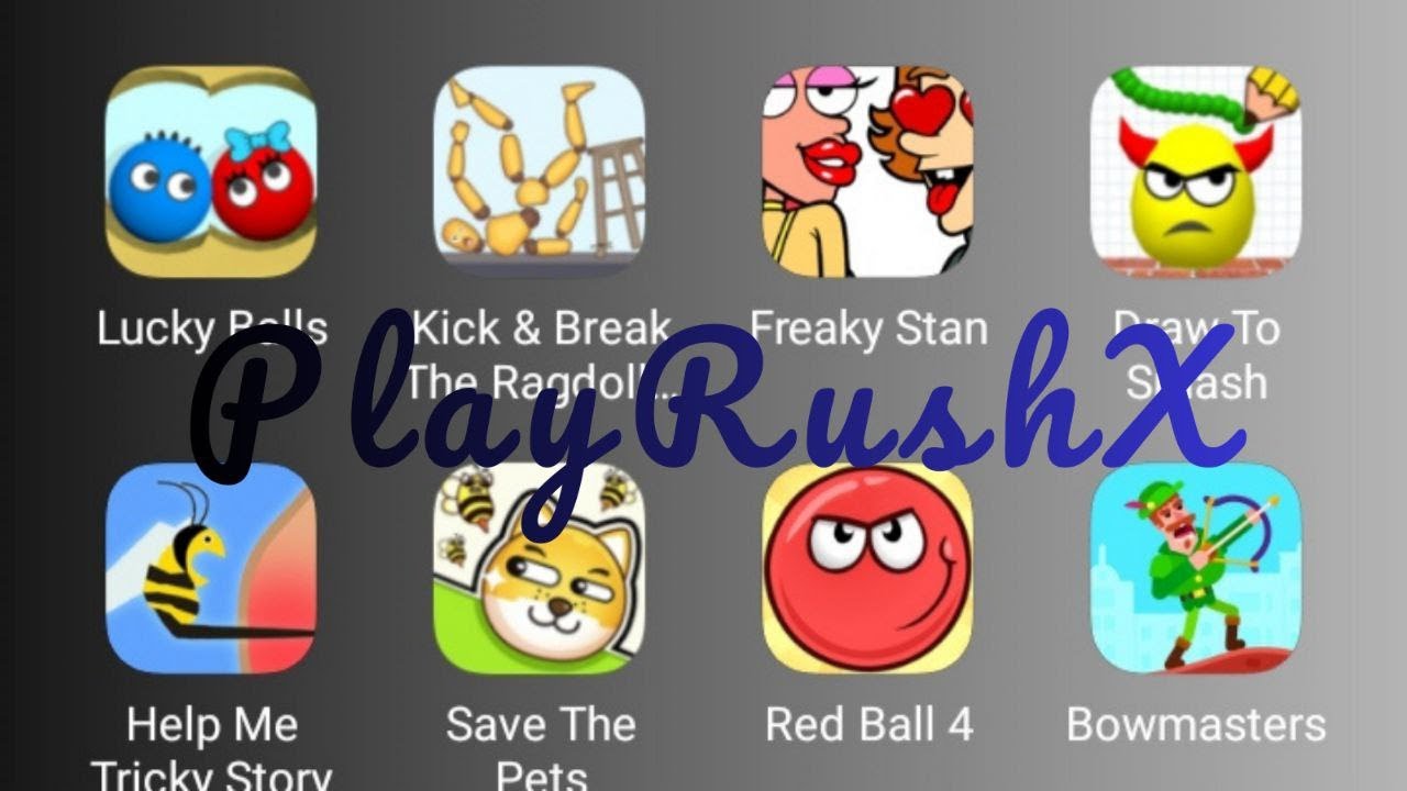 Freaky Stan,Lucky Ball, Red Ball 4, Save The Pets, Draw to Sash #gameplay #games #gamingvideos