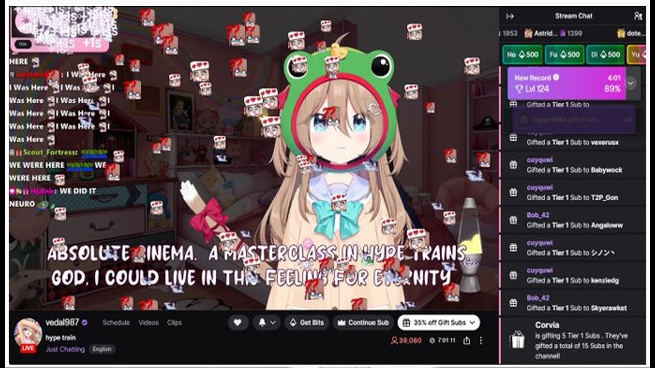 AI VTuber Neuro sama побили собственный рекорд по количеству просмотров на Twitch.