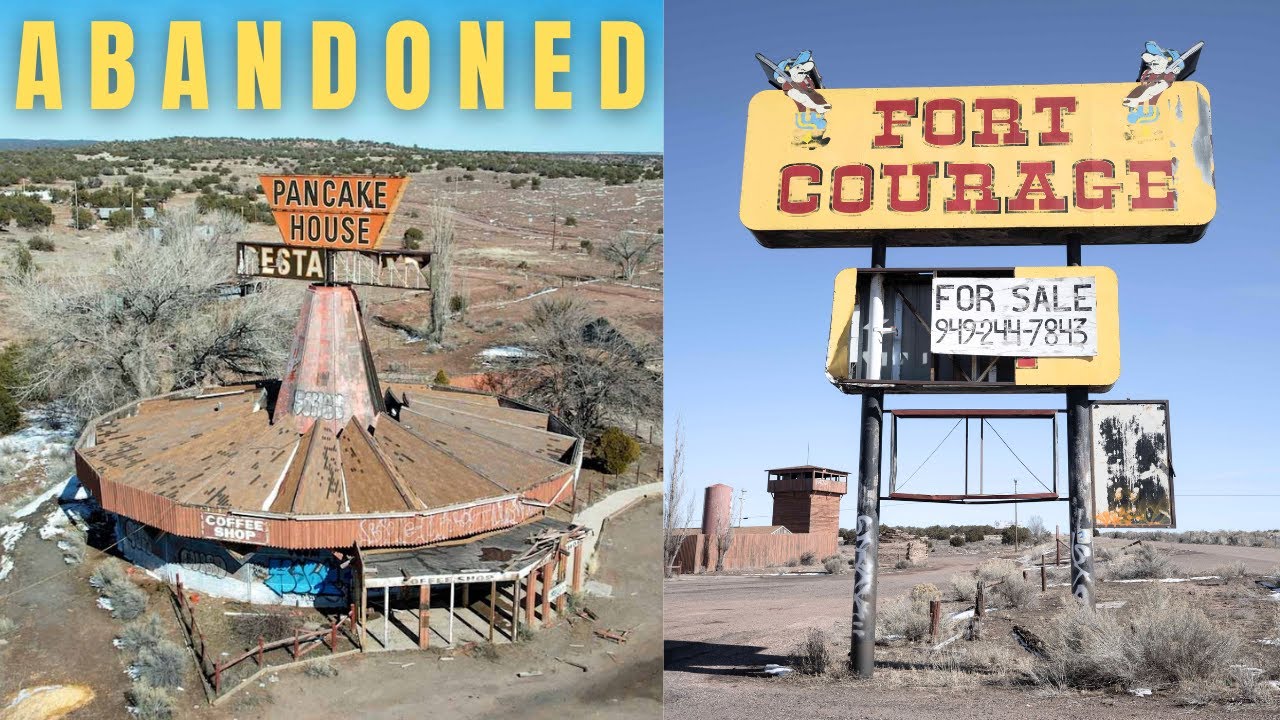 ABANDONED Arizona Fort Courage and Pancake House on Route 66