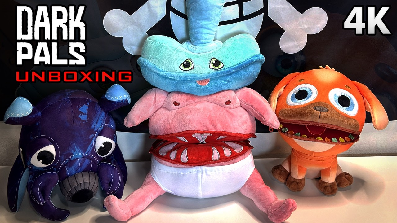 DARK PALS | PLUSHES Unboxing &mdash; Full Goodies Showcase【4K】 No Commentary