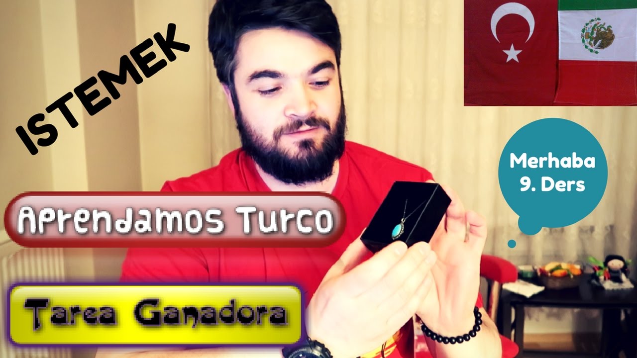 Aprendamos Turco 9. Ders | Verbo Querer + Lista Verbos + Ganador | Türkçe öğrenelim #TurcoEnEspañol