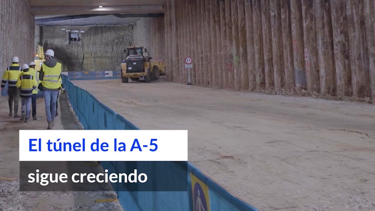 📽️ Nuevo hito en las obras 🚧 de soterramiento de la A-5