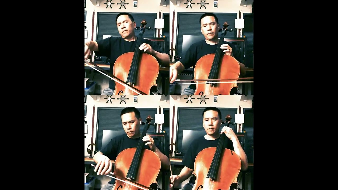Bach - Suite VI - Sarabande for 4 celli (arranged by Paul Wiancko )