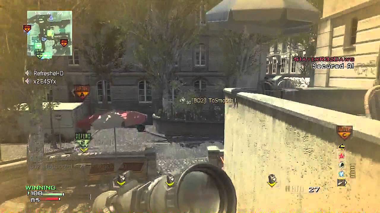 MW3: L118A Sniping 54 Gunstreak MOAB On Resistance!