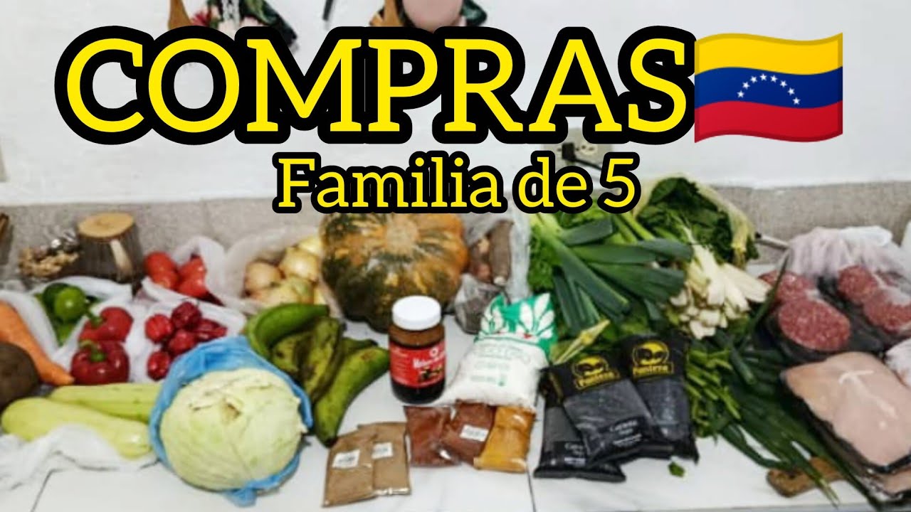 COMPRAS de MERCADO para FAMILIA de 5 😱 ¡Mira los precios!