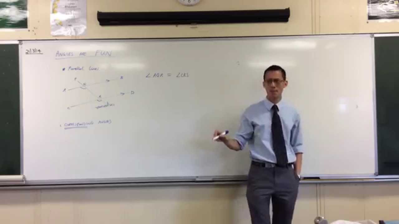 Corresponding & Alternate Angles on Parallel Lines