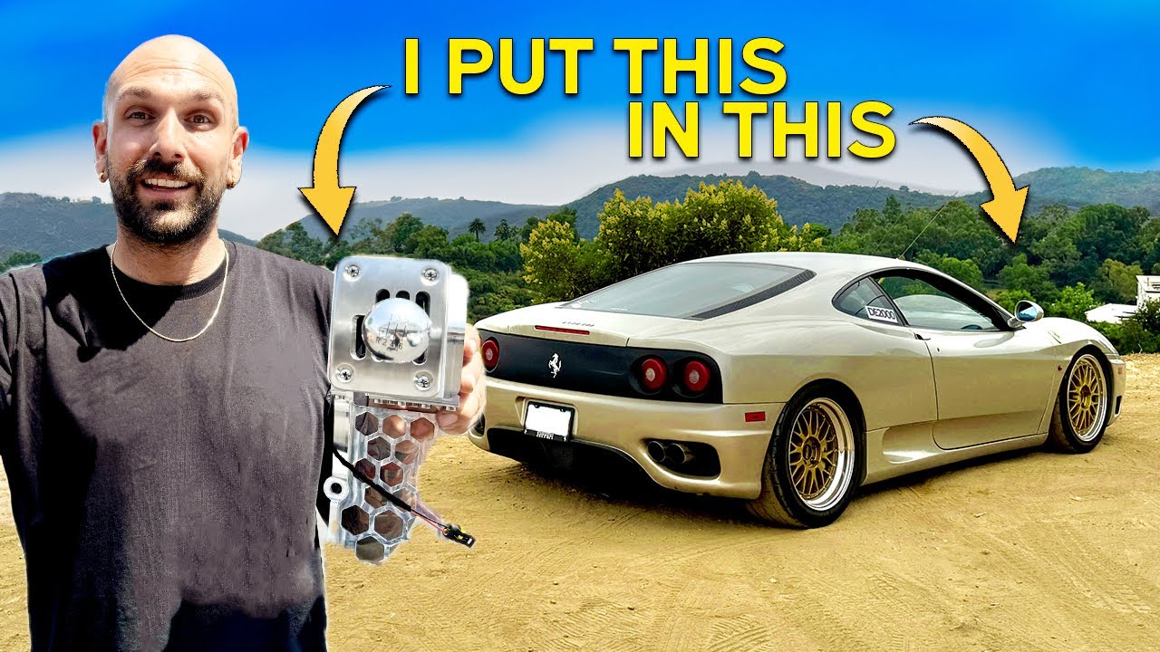 ПЕРВЫЙ ПУТЬ! Самодельная переделка с ручным приводом на моём дешёвом Ferrari 360, часть 2