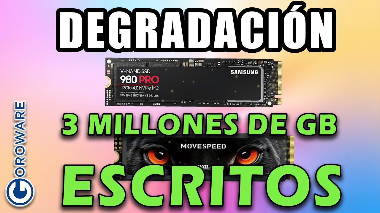 ¿Cuánto se degrada un SSD con el uso? Samsung 980 pro vs Movespeed Black Panther, resistencia #2