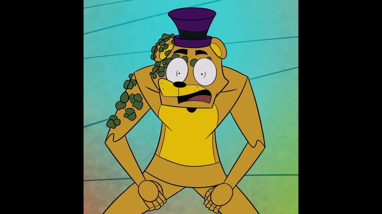 Afton turn&rsquo;s Fredbear into Twisted Fredbear #fnaf #fnafmovie #fnafanimation