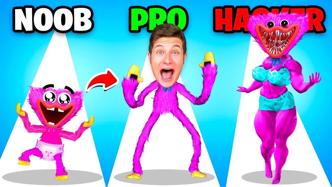 NOOB vs PRO vs HACKER su MONSTER EVOLUTION!! *Kissy Missy*