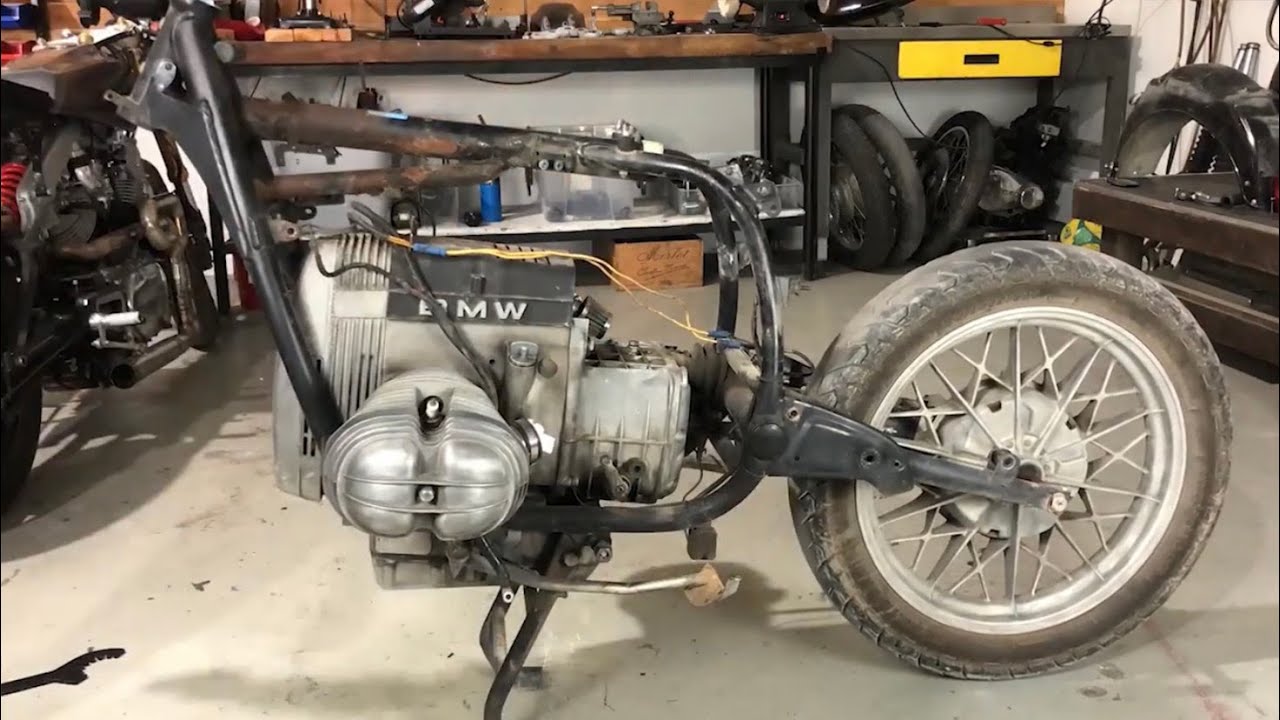 BMW R80 Bobber Cafe Racer Timelapse Build EP.1