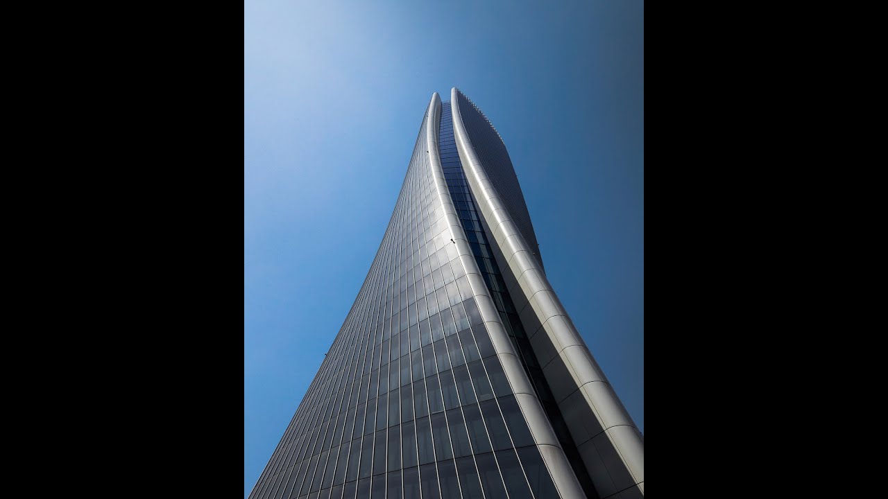 Revit_Creating mass and curtain wall - Generali Tower