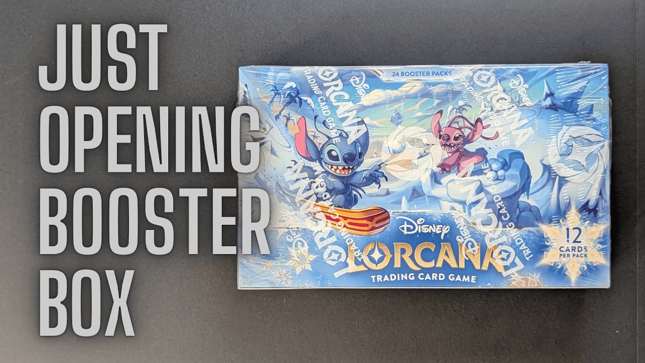 Disney Lorcana Winterspell Booster Box Opening | Full ASMR Unboxing