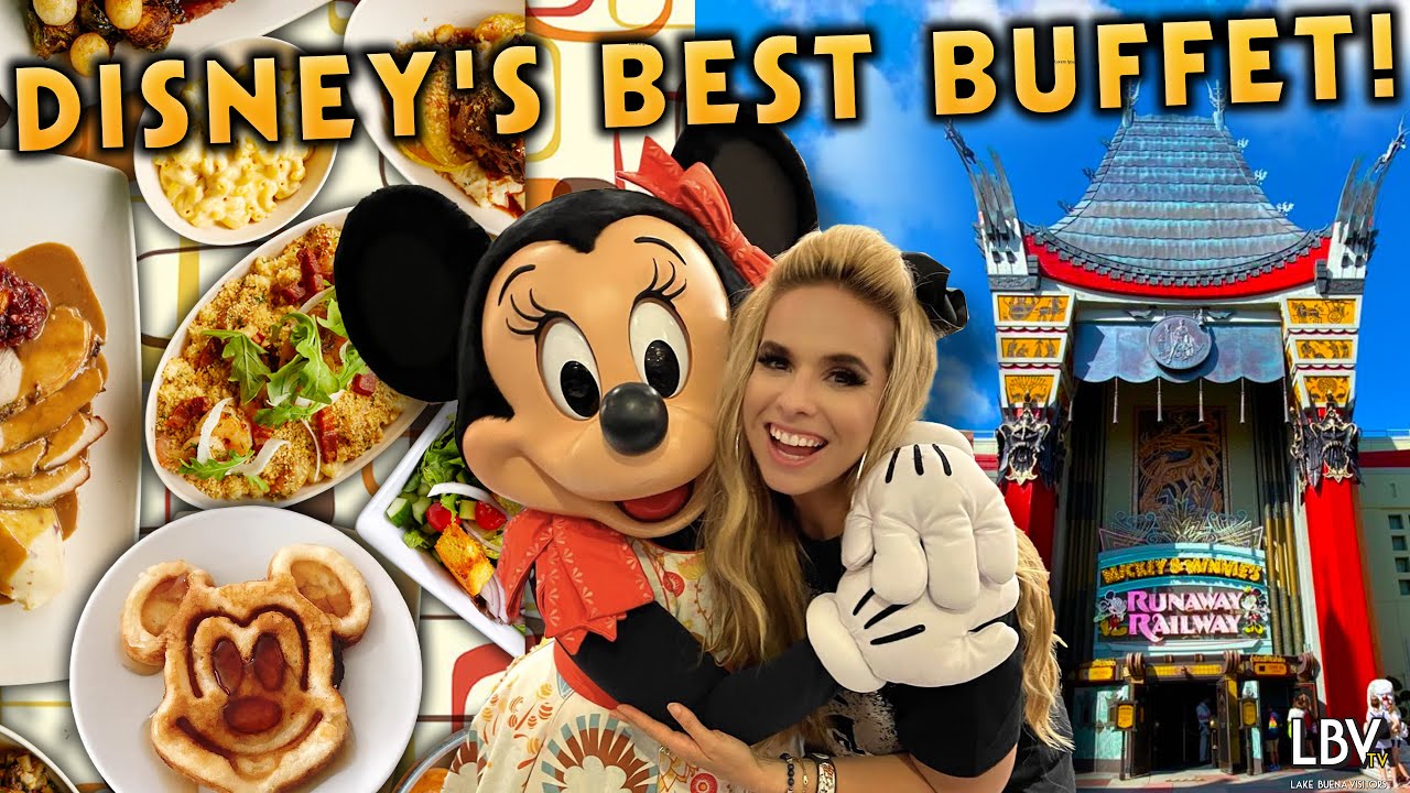Disney's Hollywood & Vine NEW MENU Character Buffet 2023 | Fantasmic Package Review| Disney Dining