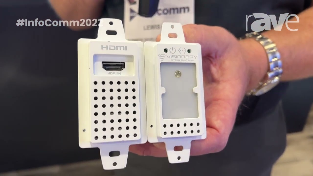 InfoComm 2022: Visionary Solutions Highlights Duet Wallplate Encoder with Bluetooth