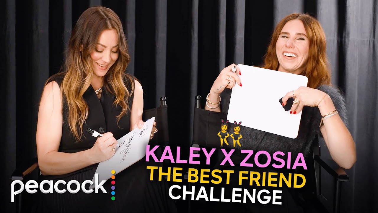 Kaley Cuoco and Zosia Mamet Take the Best Friend Challenge | Based on a True Story x Laid