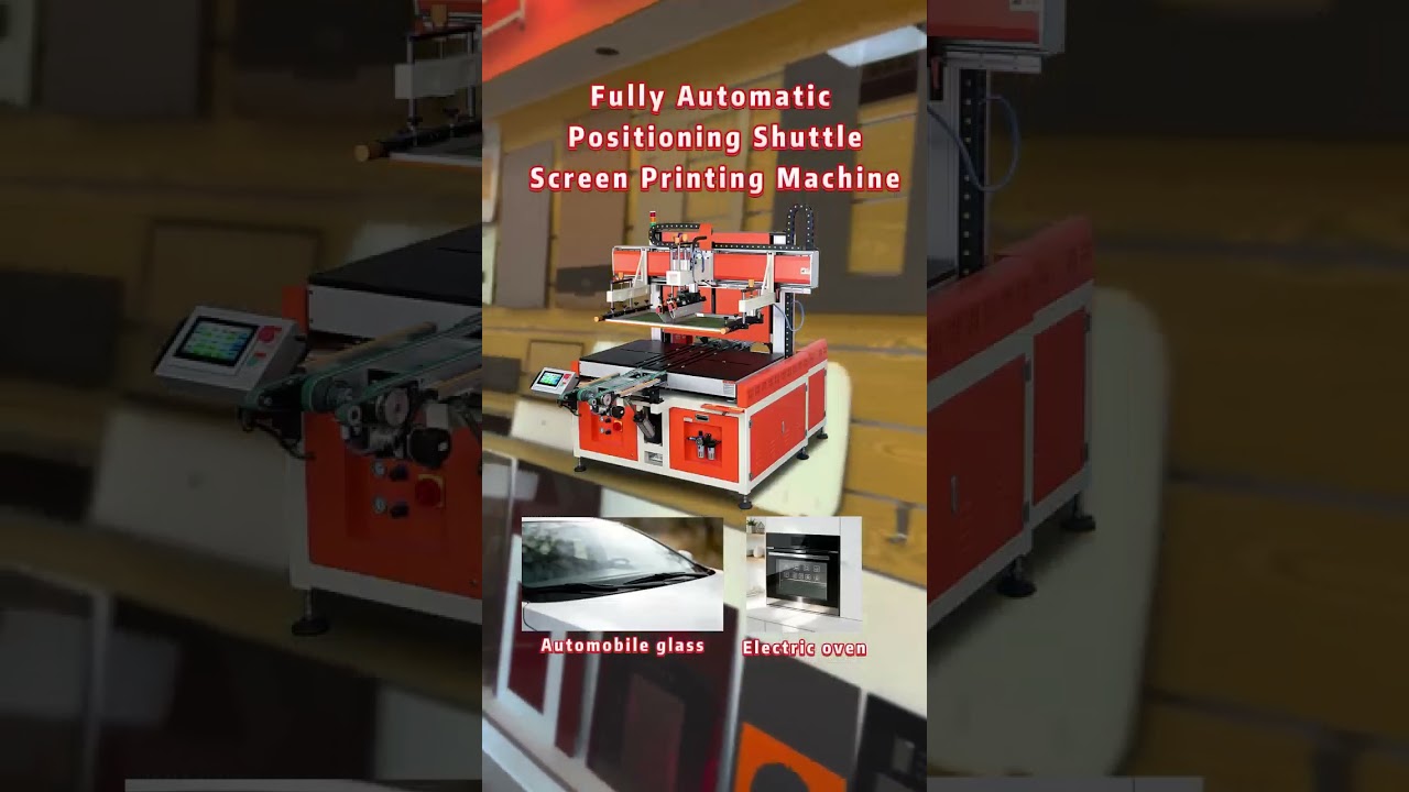 jiayuan screen printing machine for home appliances glass 