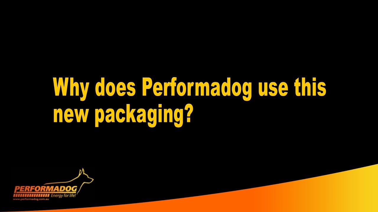 Why does Performadog & iPurr use this new packaging?