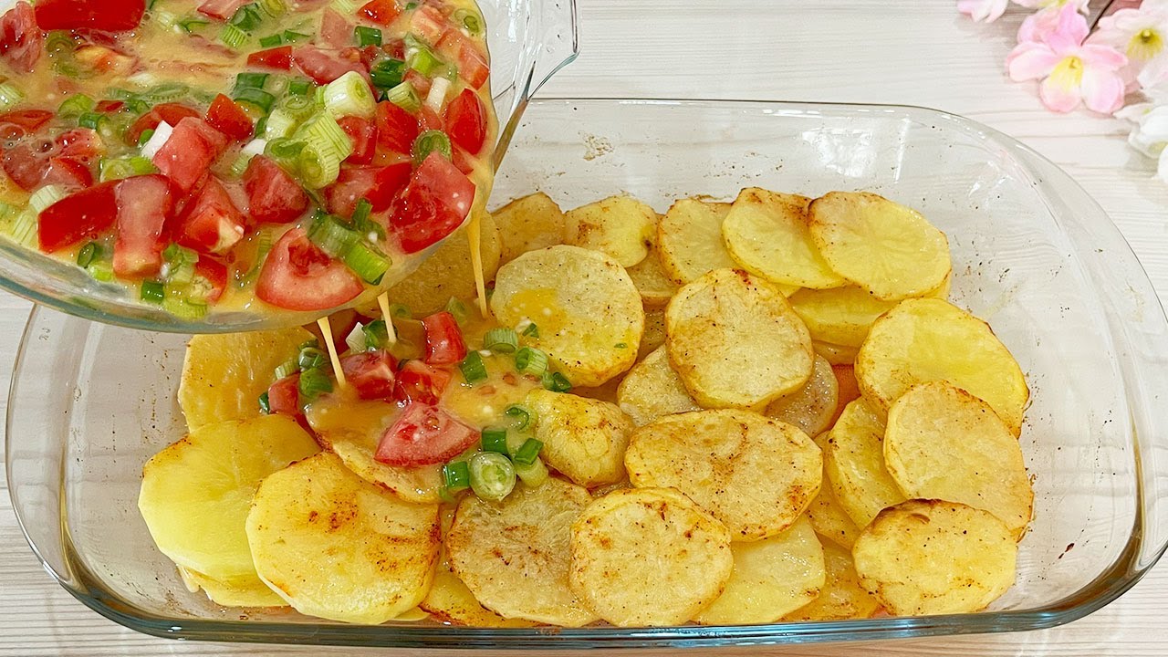 The most delicious recipe with potatoes! You'll cook it every day! Dinner in 10 minutes