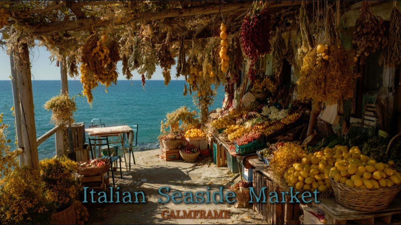 Italian Seaside Market — Cozy Music for Study & Relaxation