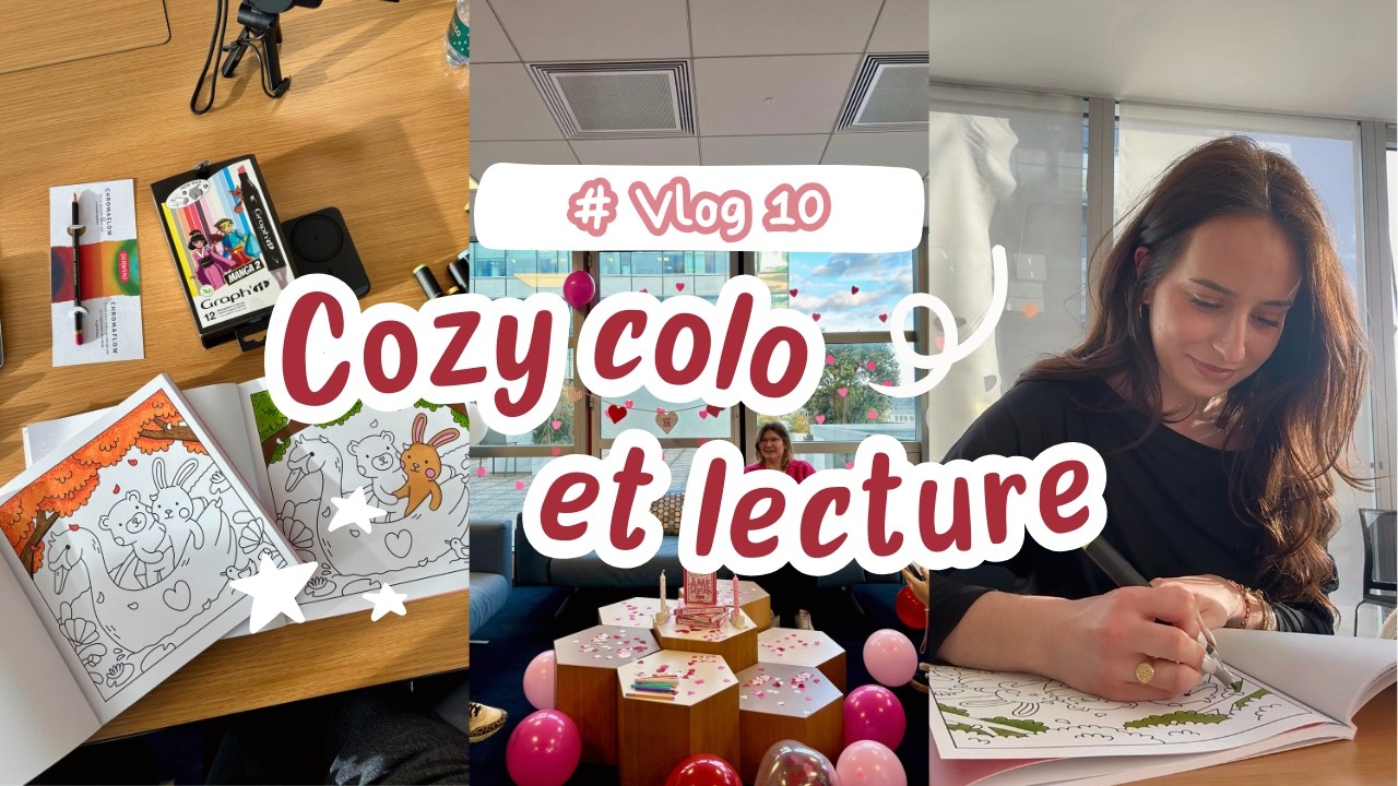 VLOG - Atelier cozy colo & rencontre | Événement littéraire 🖍️📚