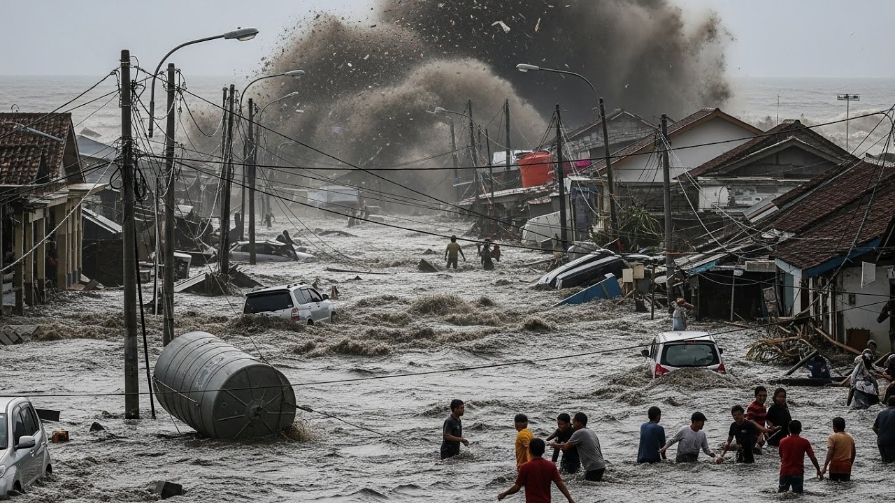 BANJIR BANDANG GUNCANG PANDEGLANG! Pasar Sumur Terendam, Akses Jalan Nyaris Putus