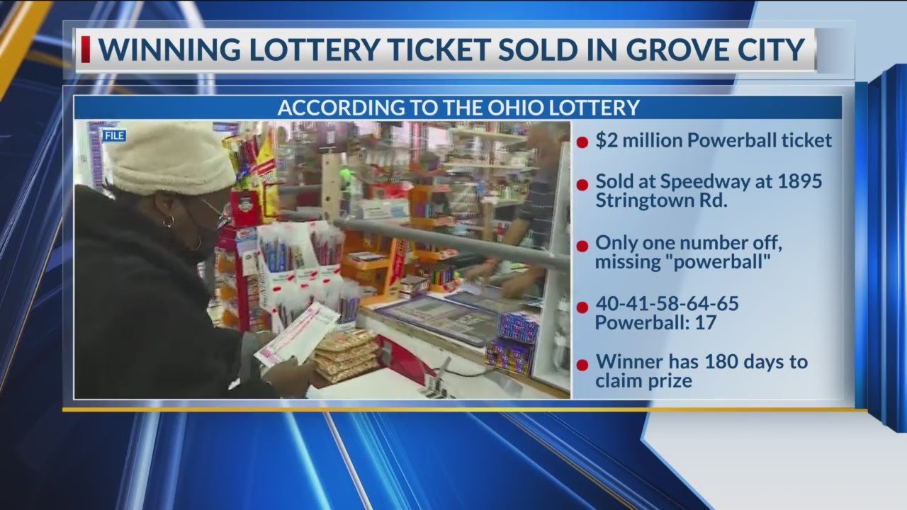 $2 million winning lottery ticket sold in Grove City