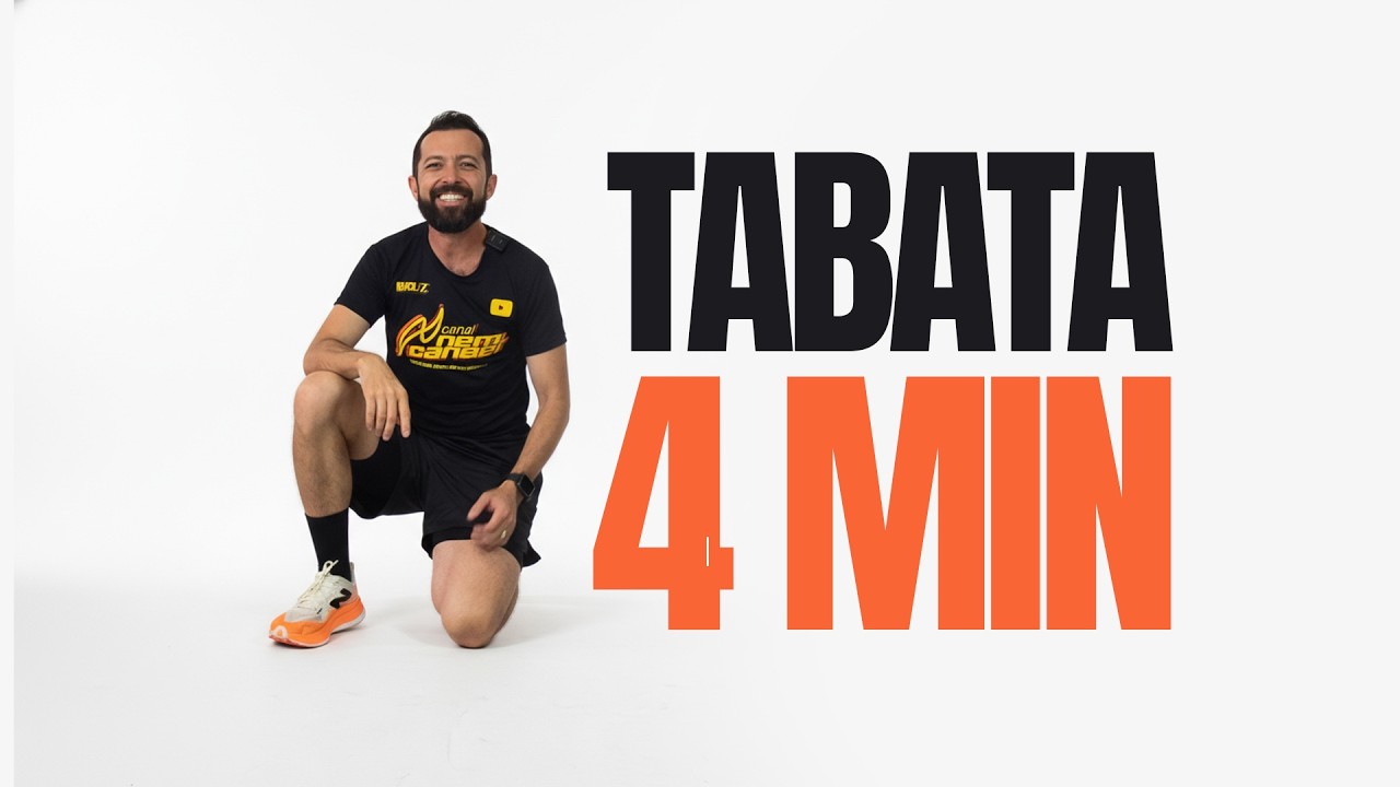 TABATA 4 MINUTOS Para TRINCAR O ABDÔMEN e SECAR A BARRIGA RÁPIDO