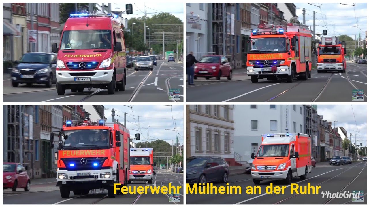 [Erstmalig Voralarm] Löschzug Feuerwache 1 Mülheim a.d. Ruhr