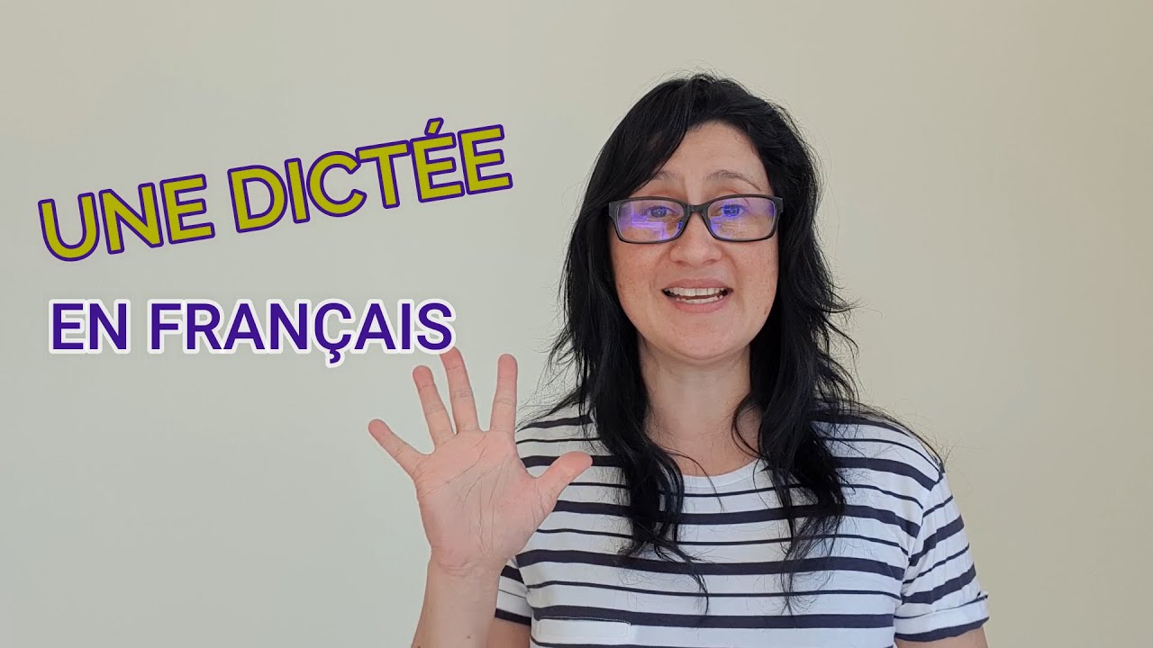 UNE DICTÉE DE 5 PHRASES EN FRANÇAIS