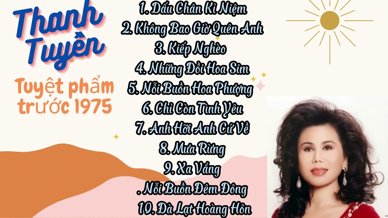 Thanh Tuyền Tuyệt Phẩm - Thu &Acirc;m Trước 1975 - Kh&ocirc;ng Quảng C&aacute;o