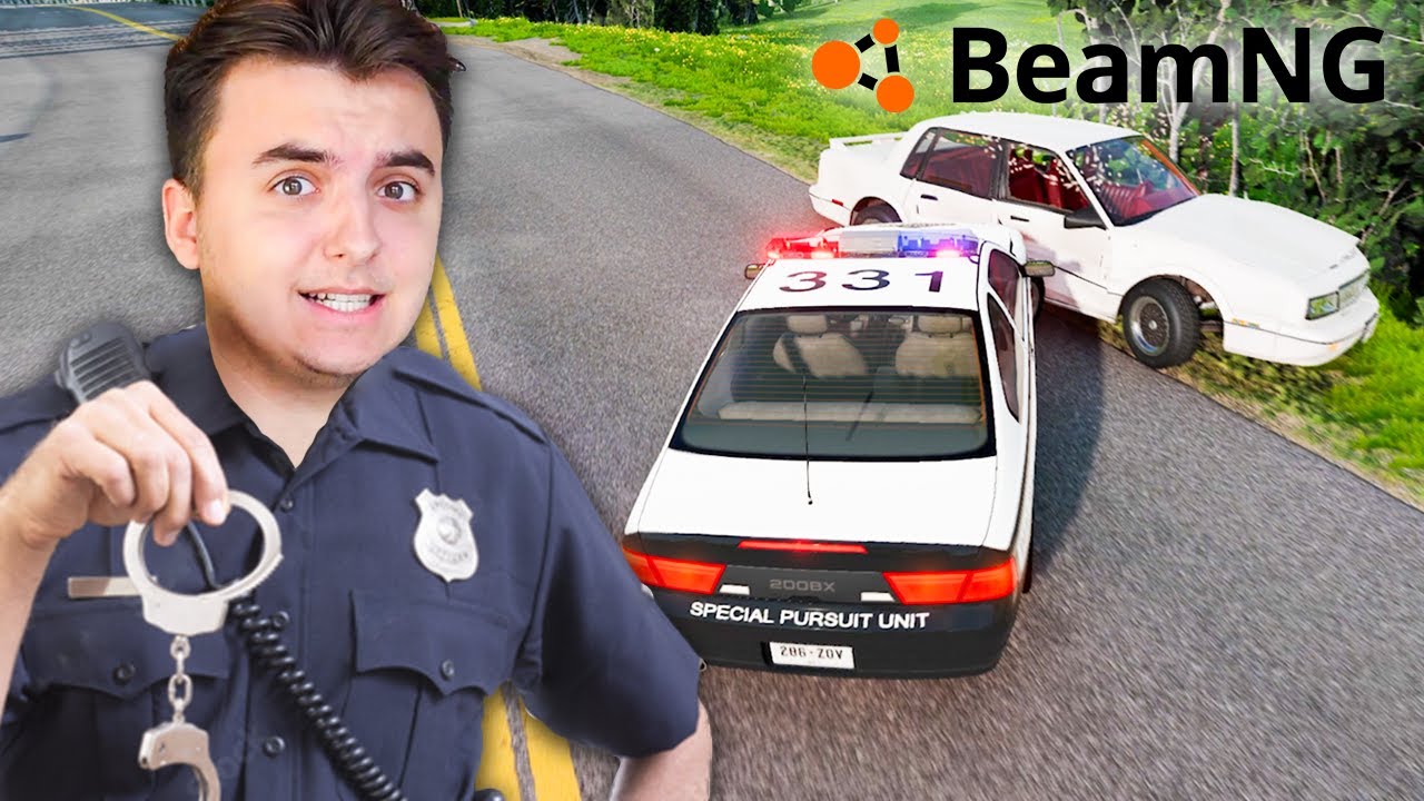 Kolik Zločinců Dok&aacute;žu Chytit? Jsem Policista v BeamNG.drive!